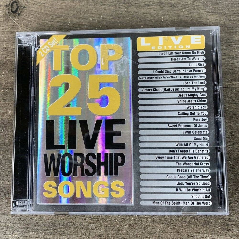 Top 25 Live Worship Songs by Various Artists -2 CDs 2009 Religious & Devotional